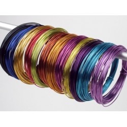 ALAMBRE ALUMINIO FUCSIA 2 MM X 100 G