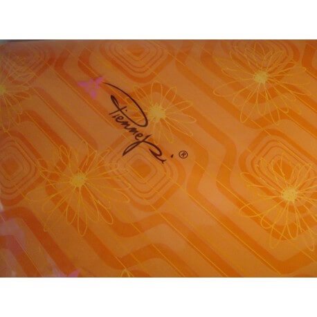 BLONDA NARANJA ESTAMPADA 75 CM X 50 UND