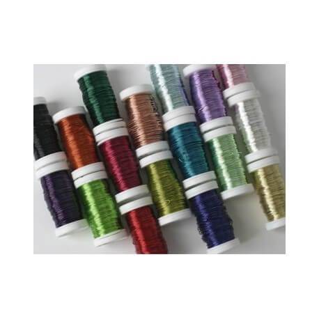 BOBINA ALAMBRE PLATA 30 MM X 100 G