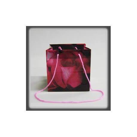 BOLSAS ROSA 16 X16 X16 CM (10 UNDS)