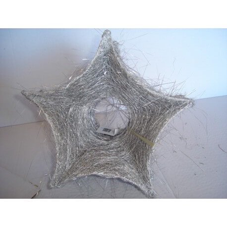 ESTRUCTURA ESTERELLA PLATA (30 cm x 6 unds) 