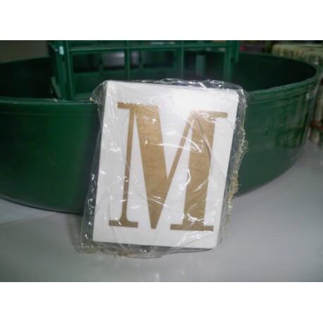 LETRA ( M ) X 25 UND