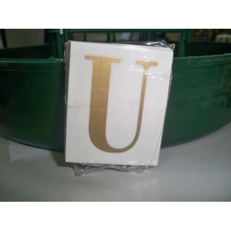 LETRA ( U ) X 25 UND
