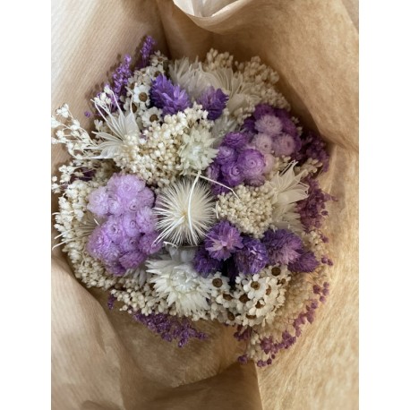BOUQUET FLOR SECA FANTASY LILA